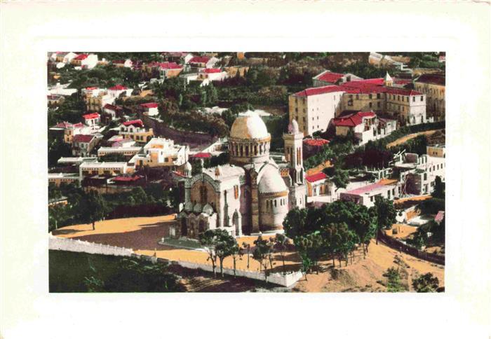 ALGER Algerie Notre Dame d'Afrique Vue aerienne
