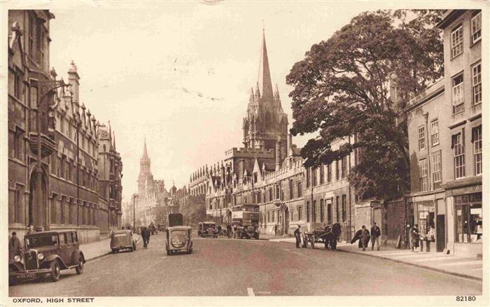 Oxford Oxfordshire UK High Street