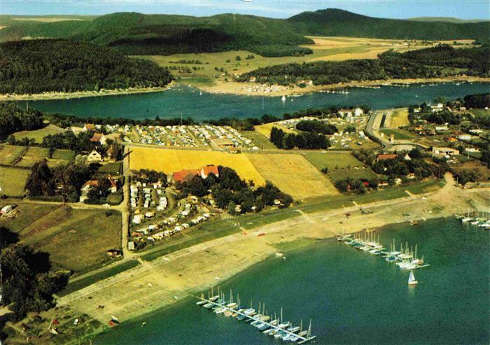 Scheid Halbinsel Hessen Fliegeraufnahme