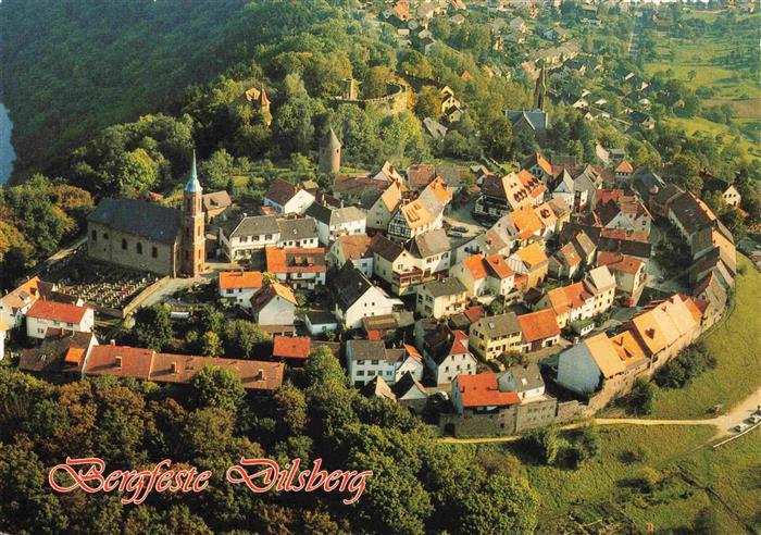 Dilsberg Neckar Neckargemuend Bergfeste mit Burg 18. Jhdt.