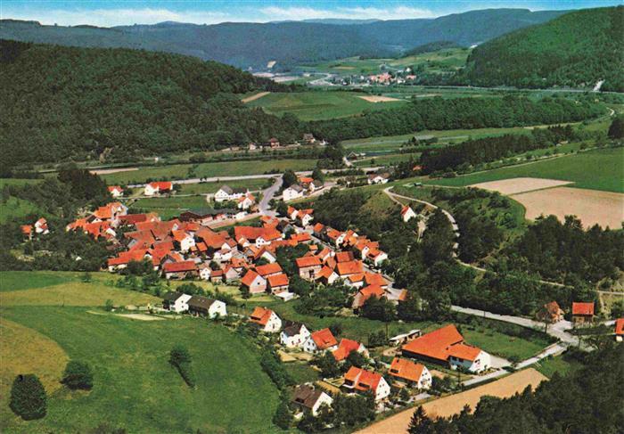 Schmittlotheim Voehl Panorama Erholungsort im Ederbergland