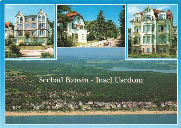 BANSIN Ostseebad Heringsdorf Hotels Fliegeraufnahme