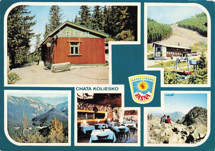 Chopok Nizke Tatry Slovakia Chata Koliesko Touristenhuette Gebirgspanorama Niede