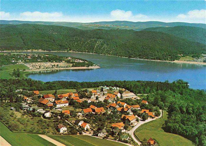 Bringhausen Edertal Panorama Edersee