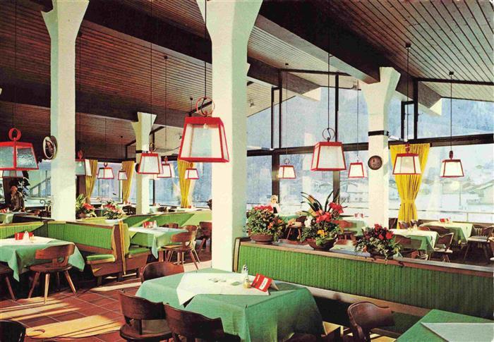 GRAINAU Garmisch-Partenkirchen Bayern Kurpark-Café Restaurant im Zugspitz-Bad Hu