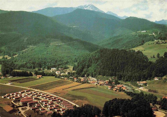 Eisenaerzt Panorama Feriendorf Maria Eck mit Hochfelln