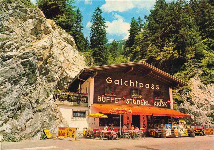 Gaichtpass 1010m Reutte Tirol AT Buffet Stueberl Kiosk