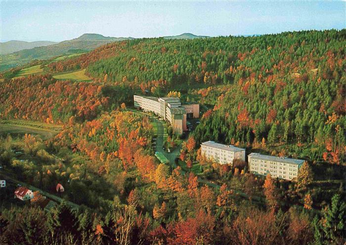Schwabthal Schwabtal Bad Staffelstein Bayern Sanatorium Lautergrund im Hintergru