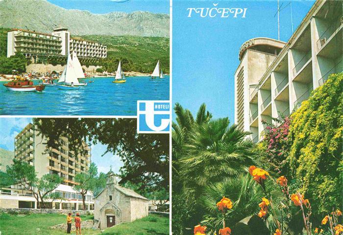 Tucepi Makarska Croatia Hotel Strand Segeln Kapelle