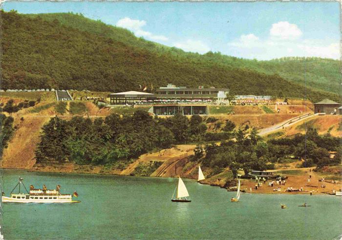 Schwammenauel Heimbach Rurtalsperre mit Hotel Restaurant Seehof