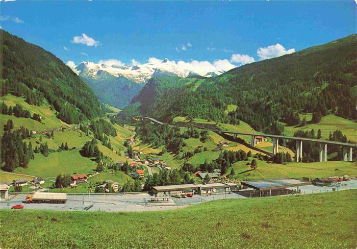 Gries Brenner Panorama Autobahnbruecke Alpen
