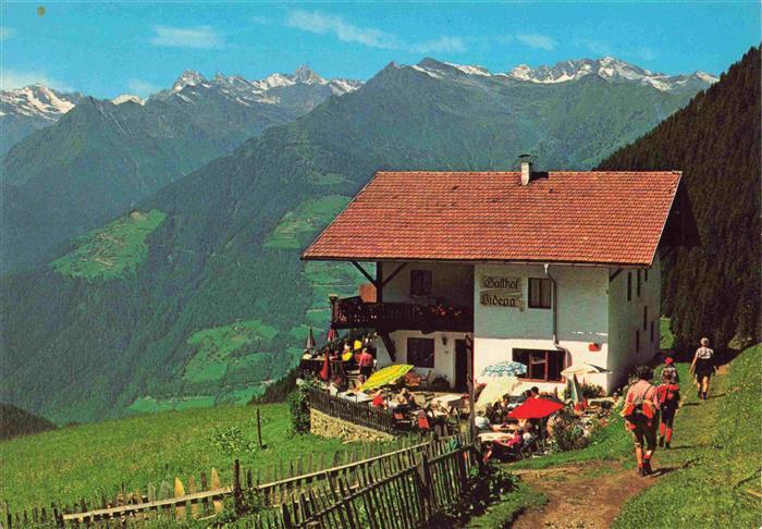 Schenna Meran Trentino IT Gasthof Videgg und Texelgruppe