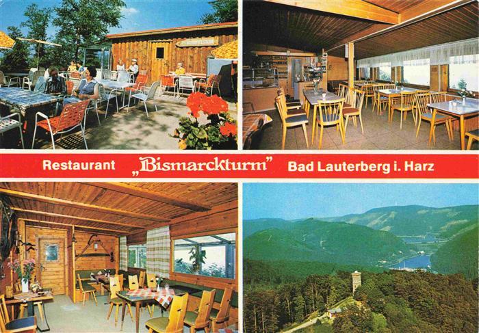 Bad Lauterberg Restaurant Bismarckturm Terrasse Fliegeraufnahme