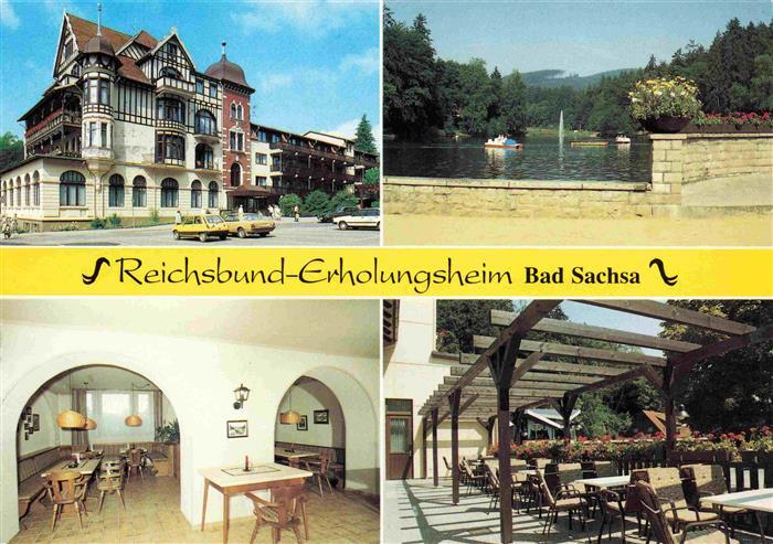 Bad Sachsa Harz Reichsbund-Erholungsheim am Kurpark Terrasse