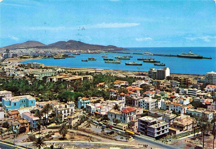 Las Palmas Gran Canaria ES Vista general aérea del Puerto de la Luz