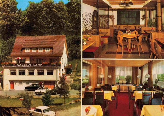 Schwarzenberg Murgtal Gasthof Pension Lamm Gastraeume