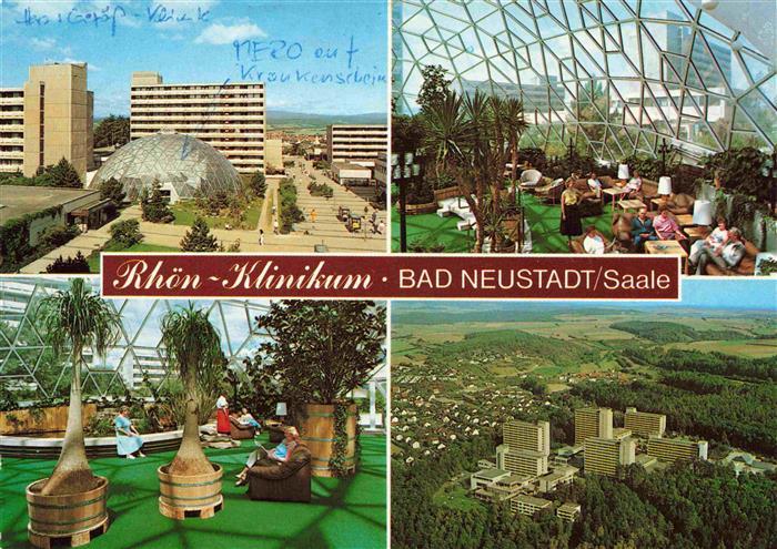 Bad Neustadt Saale Rhoen-Klinikum Luftaufnahme Naturpark Bayerische Rhoen