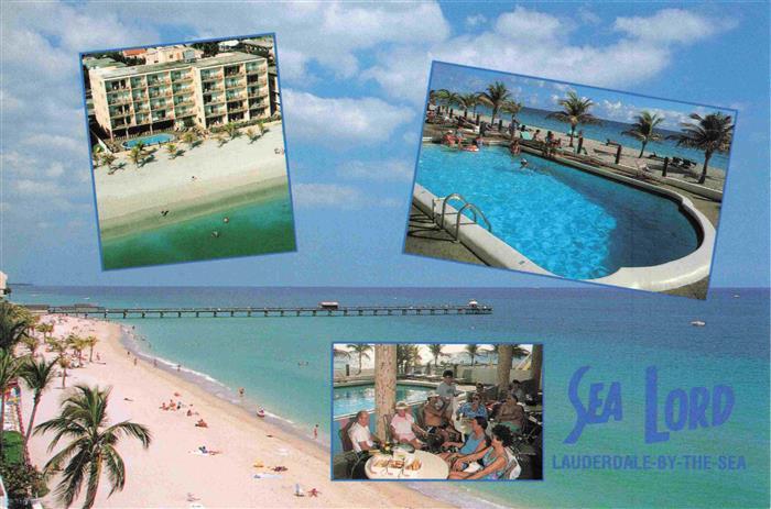 Fort Lauderdale Florida USA Sea Lord Oceanfront Hotel Beach Swimming Pool