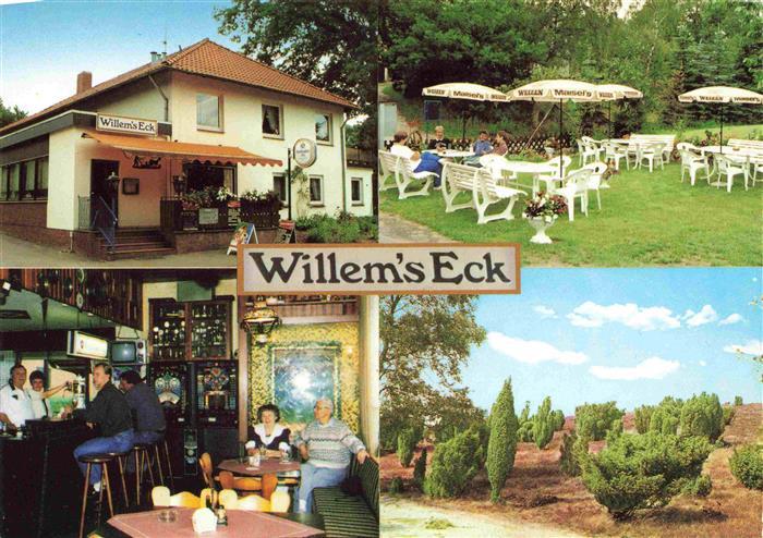 Volkwardingen Willem's Eck Gaststube Heidelandschaft
