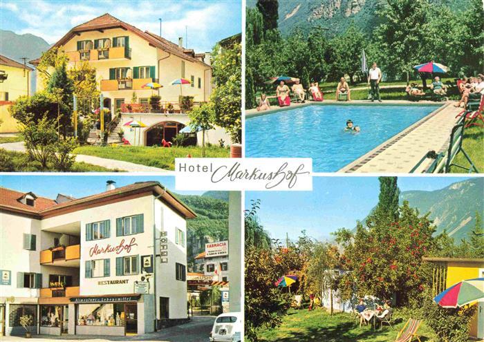 Ora Auer Suedtirol IT Hotel Markushof Swimming Pool Garten