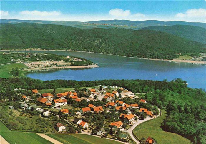 Bringhausen Edertal Fliegeraufnahme