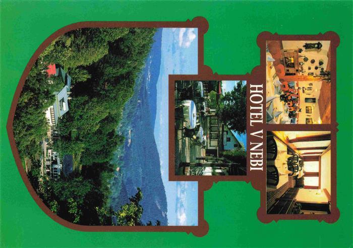 Jizerske Hory Isergebirge CZ Hotel v Nebi Landschaftspanorama