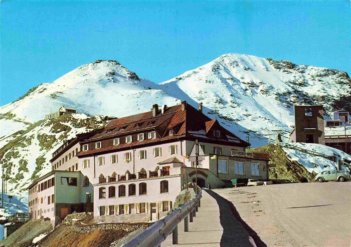 Stilfserjoch 2750m Passo dello Stelvio IT Albergo Passo Berghotel Gebirgspass