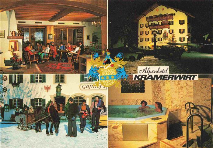 Mayrhofen Zillertal Tirol AT Alpenhotel Kramerwirt Gastraum Wellness Pferdeschli