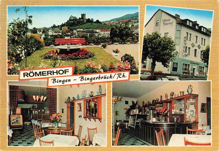 Bingen Rhein Hotel Roemerhof Restaurant Bar Park