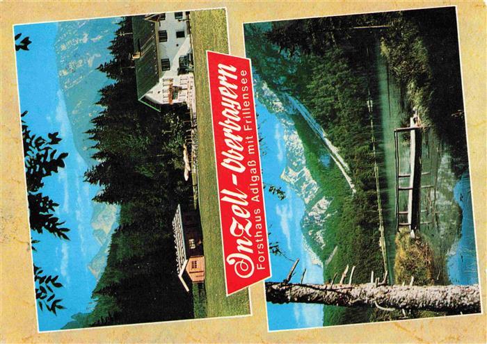 Inzell Traunstein Bayern Forsthaus Adlgass mit Frillensee