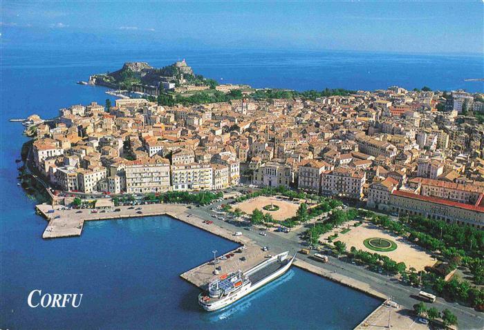 Corfu Korfu Greece Hafen