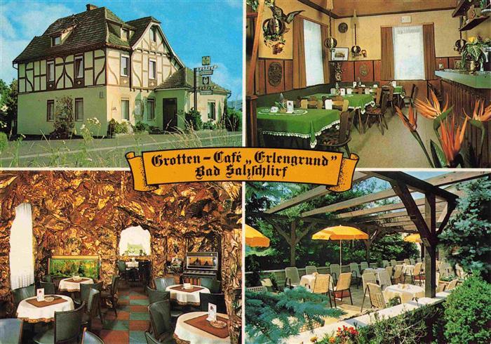 Bad Salzschlirf Grotten-Café Erlengrund Gastraum Terrasse