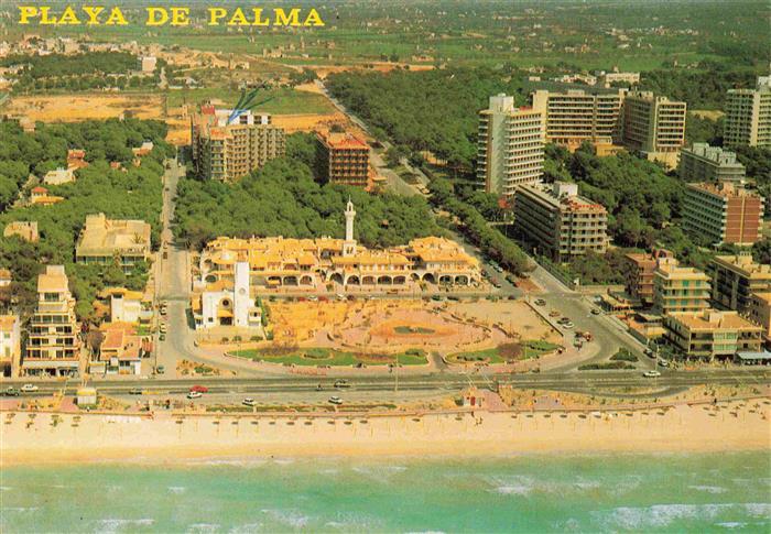 Playa de Palma Mallorca Fliegeraufnahme