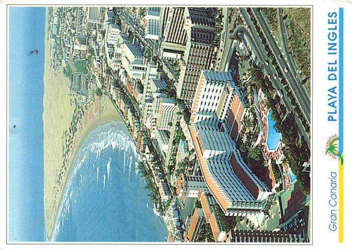 Playa del Ingles Gran Canaria ES Fliegeraufnahme