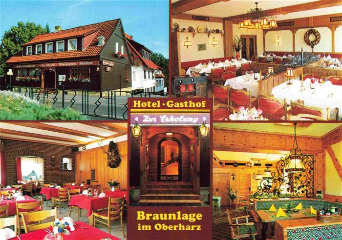 Braunlage Harz Hotel Gasthof zur Erholung Restaurant