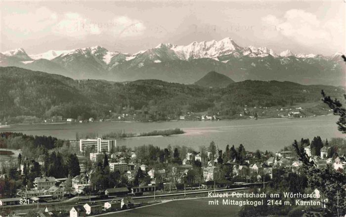 Poertschach Woerthersee mit Mittagskogel
