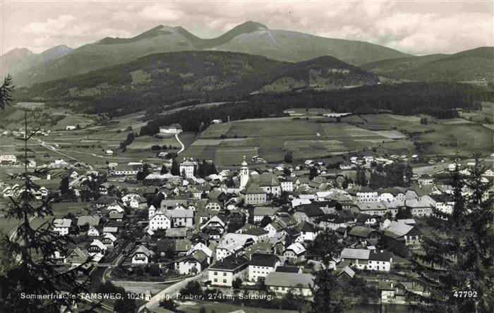 Tamsweg Lungau AT Fliegeraufnahme
