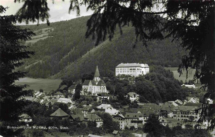 Murau Steiermark AT Panorama mit Kirche