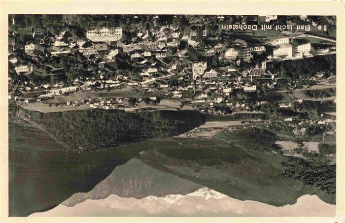 Bad Ischl Salzkammergut AT Fliegeraufnahme mit Dachstein