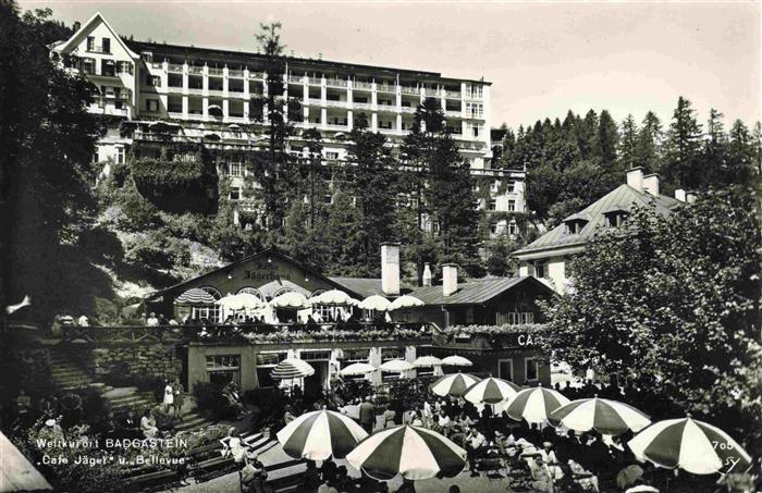 Badgastein BAD GASTEIN Pinzgau Pongau AT Cafe Jaeger und Bellevue