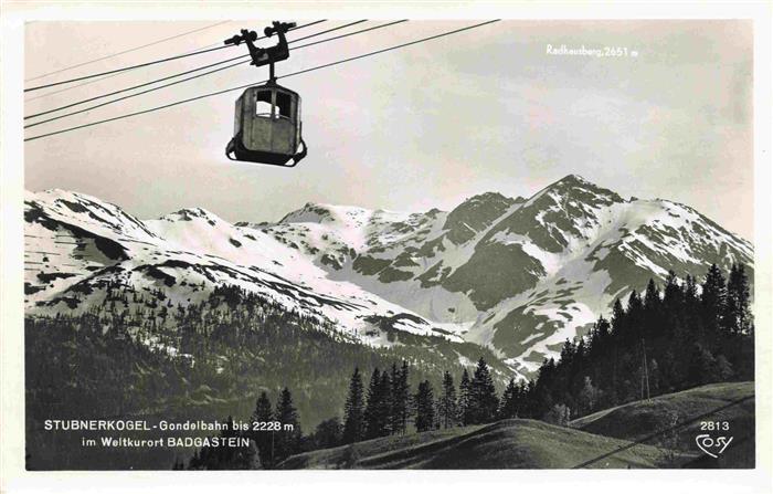 Badgastein BAD GASTEIN Pinzgau Pongau AT Stubnerkogel Gondelbahn