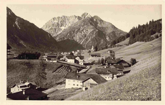 Tobel Mittelberg Kleinwalsertal AT mit Widderstein