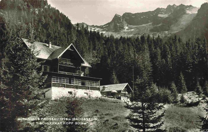 Badgastein BAD GASTEIN Pinzgau Pongau AT Alpenhaus Prosa mit Tischlerkarkopf