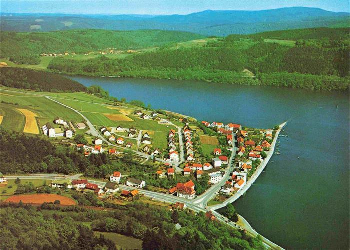 Herzhausen Edersee Fliegeraufnahme