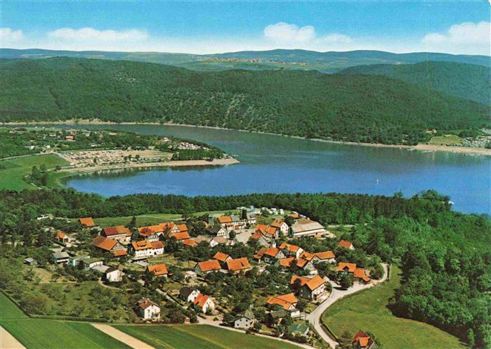 Bringhausen Edertal Fliegeraufnahme