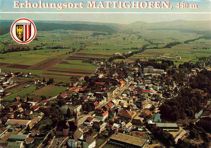 Mattighofen Innviertel Oberoesterreich AT Fliegeraufnahme