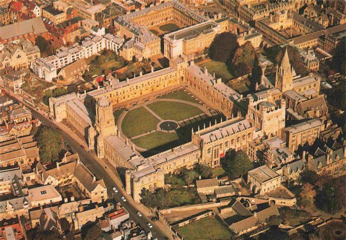 Oxford Oxfordshire UK Christ Durch from the air