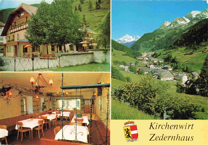 Zederhaus Lungau AT Gasthof und Pension Kirchenwirt Gastraum Panorama