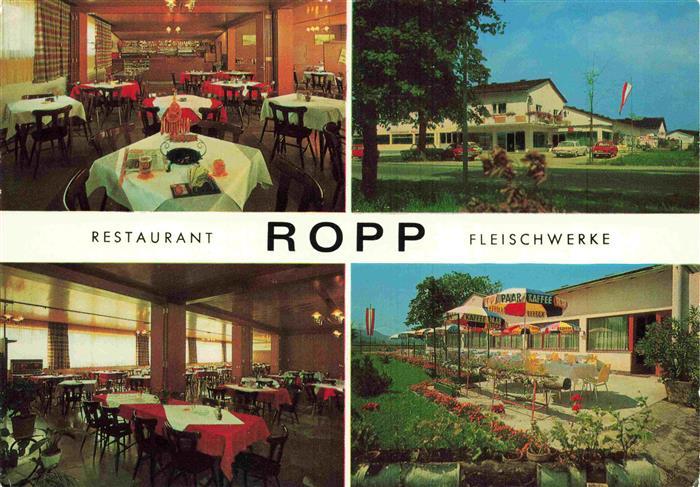 KLAGENFURT Woerthersee AT Restaurant Ropp Fleischwerke Gastraeume Terrasse