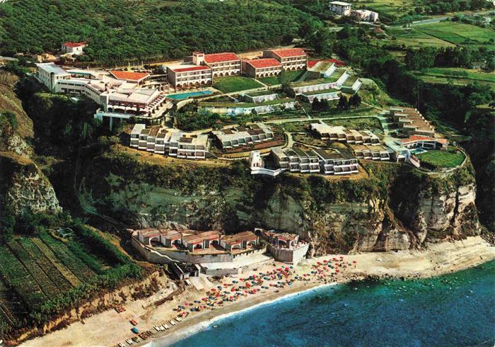 Tropea Calabria IT Complesso Alberghiero Rocca Nettuno Fliegeraufnahme